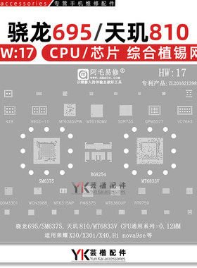 骁龙695/SM6375/MT6833V植锡网