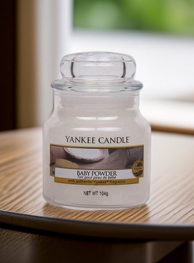 yankee杨扬基香薰蜡烛丰收五月薰衣草山丘清爽宝宝babypowder礼盒