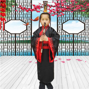 儿童古装汉服课本剧鸿门宴演出服装刘邦项羽范增项伯张良樊哙项庄