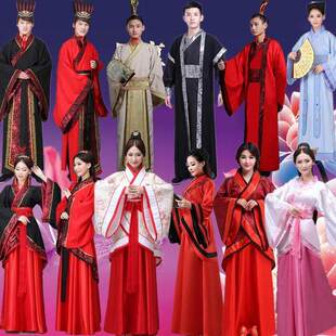 演出服装 古代正规曲裾汉服改良唐装 汉服女装 西晋东晋三国成人古装