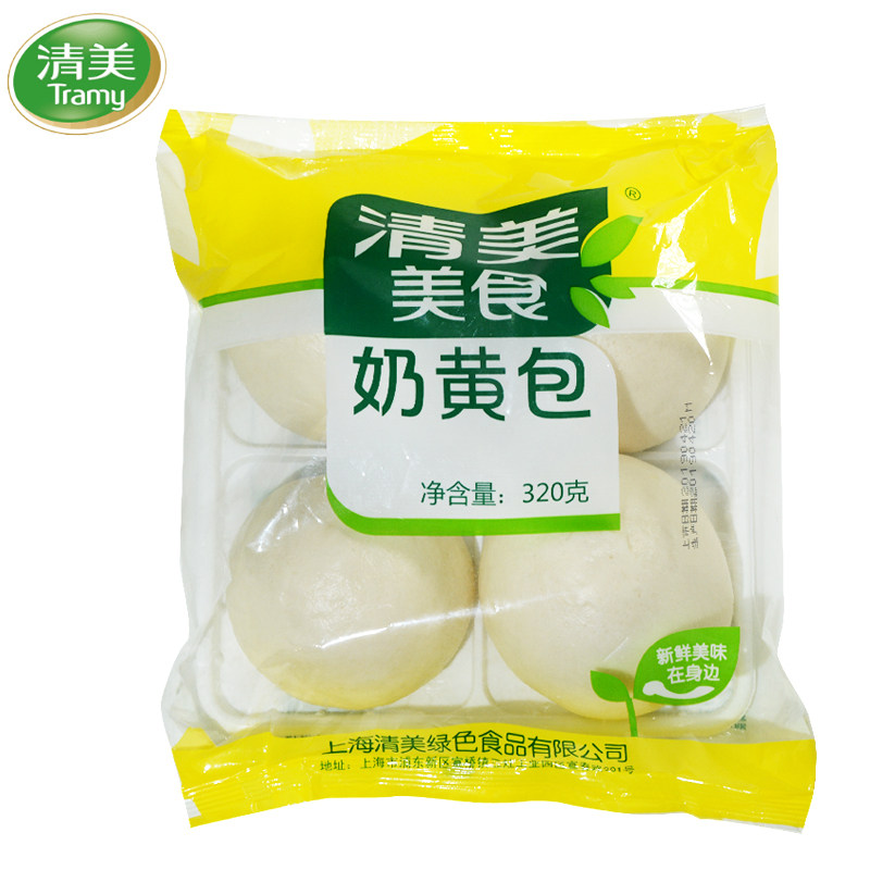 清美包子 奶黄包320g（4只装）只发江浙沪皖|ruв категории зерно риса/север и Юг сухих грузов/приправы, удобный момент, макароны - от Buy2taobao.com для оказания профессиональной услуги покупки агента Taobao