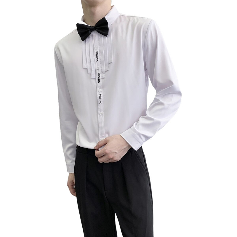 714A-D3059P45控69/2025秋季新修身ktv酒吧餐厅大合唱演出服衬衫,男装衬衫,星座714A（原电商C314）