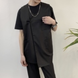 714A-M3050P45控69/2025春季新款男女马甲不对称中长款无袖外套，女装短外套，星座714A（原电商C314）