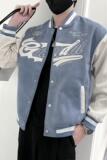 714A-W803P75控105/2025青少年麂皮绒棒球服夹克外套春季立领外套，男装夹克，星座714A（原电商C314）