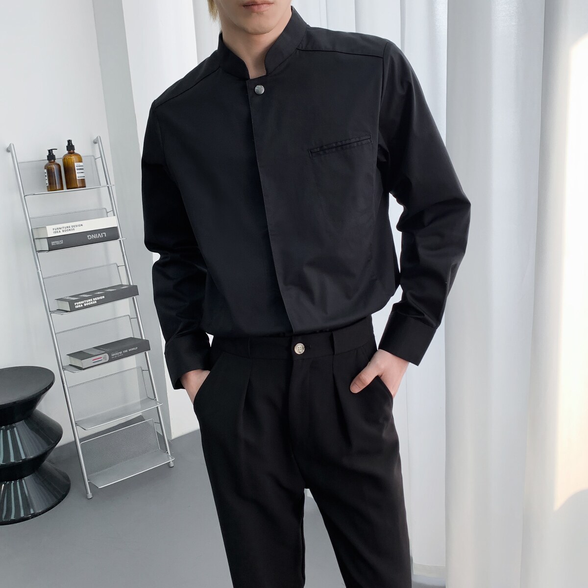 714A-H3073P55控79/2025春季新款男女工作服衬衫潮流制服餐厅,男装衬衫,星座714A（原电商C314）
