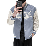 714A-W803P75控105/2025青少年麂皮绒棒球服夹克外套春季立领外套，男装夹克，星座714A（原电商C314）