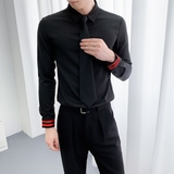 714A-D3038送黑领带P45控69/2025春季男士修身商务上班白衬衫制服，男装衬衫，星座714A（原电商C314）