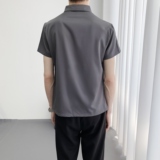 714A-H665P55控79/2025新夏季ktv酒吧理发店餐厅假两件工作服衬衫，男装衬衫，星座714A（原电商C314）