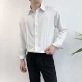 714A-D3039P45控69/2025春季潮男休闲宽松衬衫慵懒风垂感中性衬衣，男装衬衫，星座714A（原电商C314）