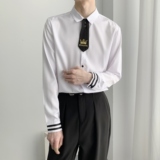 714A-D609P45控69/2025春季新款空少衬衫领带款修身工作服衬衣，男装衬衫，星座714A（原电商C314）