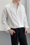 714A-D3039P45控69/2025春季潮男休闲宽松衬衫慵懒风垂感中性衬衣，男装衬衫，星座714A（原电商C314）