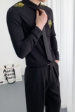 714A-D516P45控69/2025春季男士修身简约空少衬衫ktv少爷衬衣制服，男装衬衫，星座714A（原电商C314）