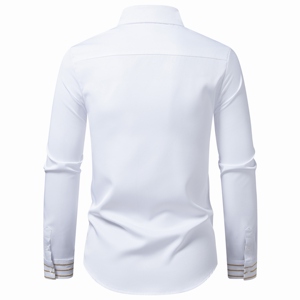 714A-D656P45控69/2026春季新款发型师ktv酒吧工作服衬衫制服潮图片