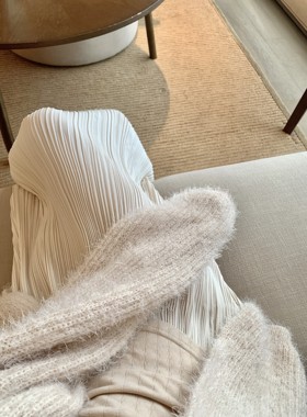 Yumeo钰 米兰风琴裙～重工垂垂风琴裙半裙