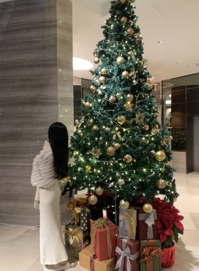 Yumeo钰 月光透透裙～针织吊带打底连衣裙韩系针织长裙