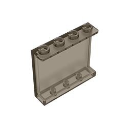 100个60581配件87543/4215小颗粒积木MOC零件1x4x3墙板玻璃