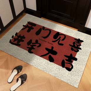 入户门地垫门口进门脚垫可裁剪丝圈进户门垫轻奢高级门外防滑地毯