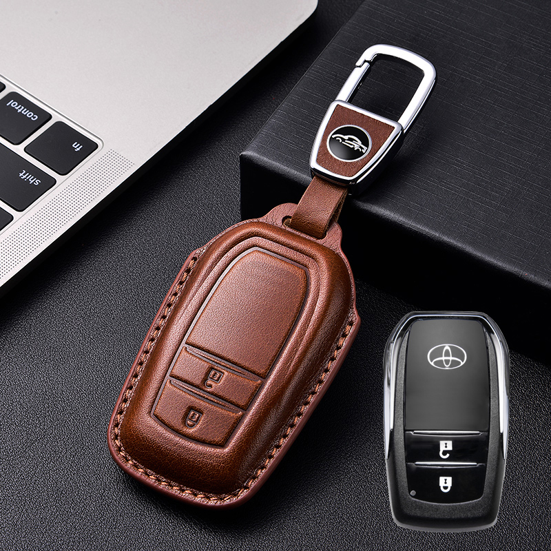丰田皇冠陆放钥匙套专用真皮