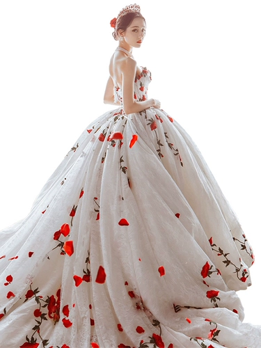 Свадебное платье для принцессы, изысканный стиль, французский стиль, 2022