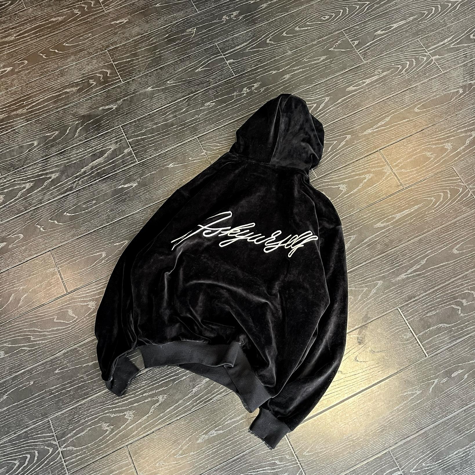 Askyurself签字刺绣LOGO卫衣