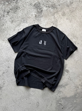 Askyurself  做旧白加州风景照片彩虹3mT恤黑色/乳白色