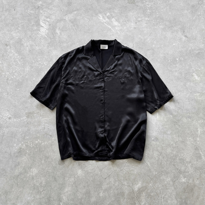 Askyurself丝质签字短袖衬衫