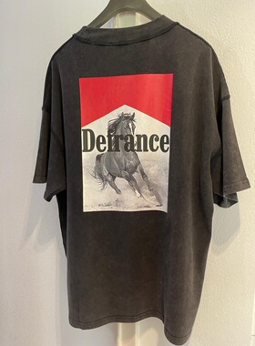 Arnodefrance x Marlboro万宝路联名短袖 背后小马印花 法国制造