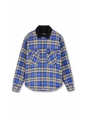 Represent FW20黑五限定羊毛格子衬衫夹克厚外套