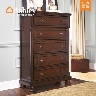 Ashley爱室丽家居美式 斗柜小户型卧室家具五斗柜储物柜B697