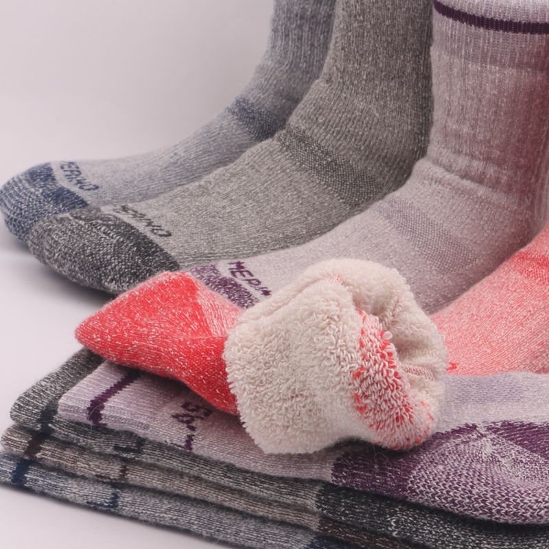 御寒保暖美利奴羊毛袜中筒袜