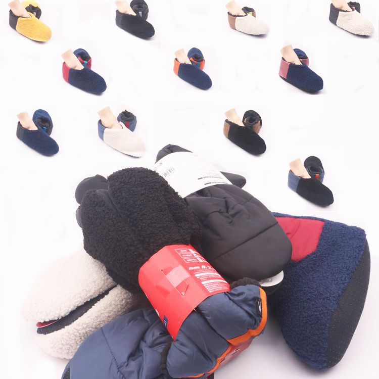 原单居家地板鞋防滑羊羔绒保暖鞋