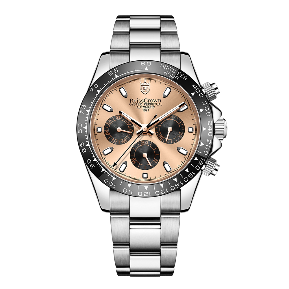 reisscrown瑞斯皇冠【金迪】42男士机械表腕表