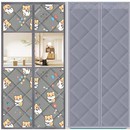 自吸棉门帘加厚家用秋冬季 保暖保温挡风隔音隔断帘子冬天防寒防冷