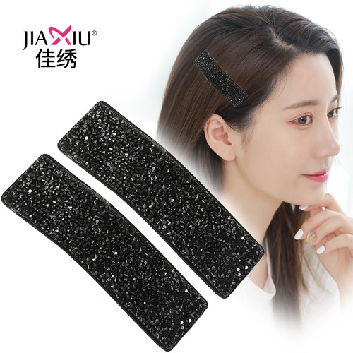 刘海夹水钻bb夹侧边夹一字夹头饰