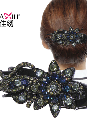 抓夹后脑勺盘头发夹女妈妈发卡