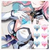 鸣潮爱弥斯胸口声痕弗洛落纹身贴贴纸男女主手臂漫展COS道具