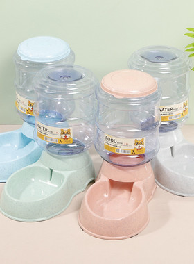 3.8L大容量自动喂食器宠物猫咪大型狗狗饮水器随便用几天放心出差