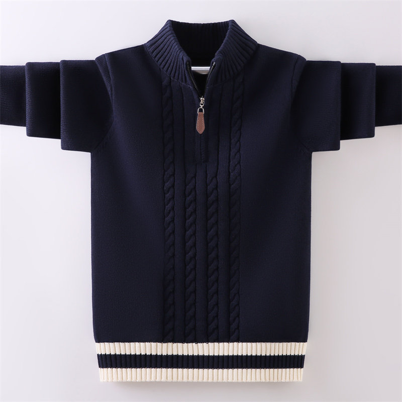 男童毛衣秋冬款加绒加厚针织衫儿童半高领线衣男孩立领纯棉打底衫,童装/婴儿装/亲子装,毛衣/针织衫,淘宝优惠券,粉丝福利购,淘宝优惠卷