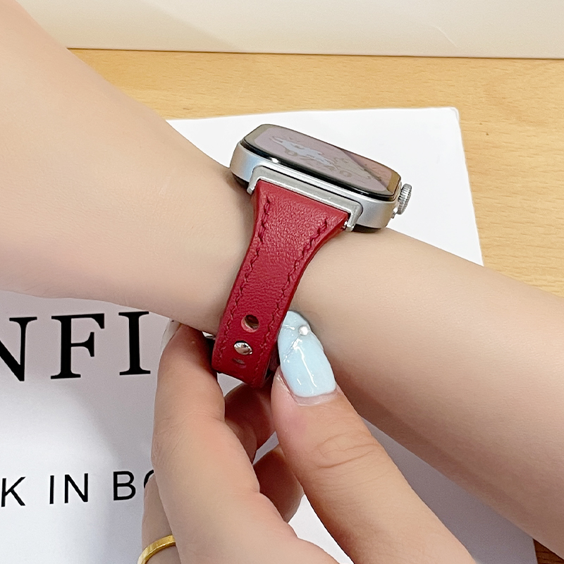 适用fit3纯手工制作真皮表带