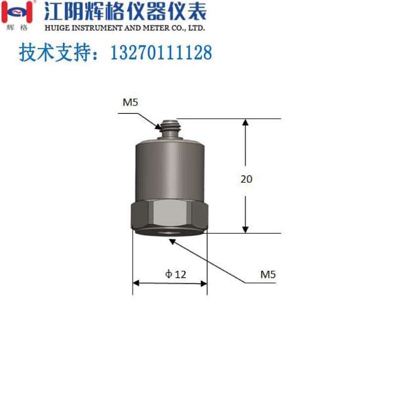 辉格原装HG-A21D10压电式加速度振动传感器（IEPE）全国