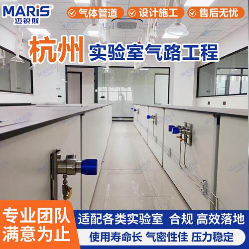 杭州实验室气路系统设计安装纯气体管道改造集中供气工程施工