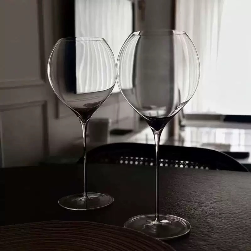 超薄细杆透亮气泡高脚杯