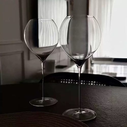 超薄细杆透亮气泡高脚杯