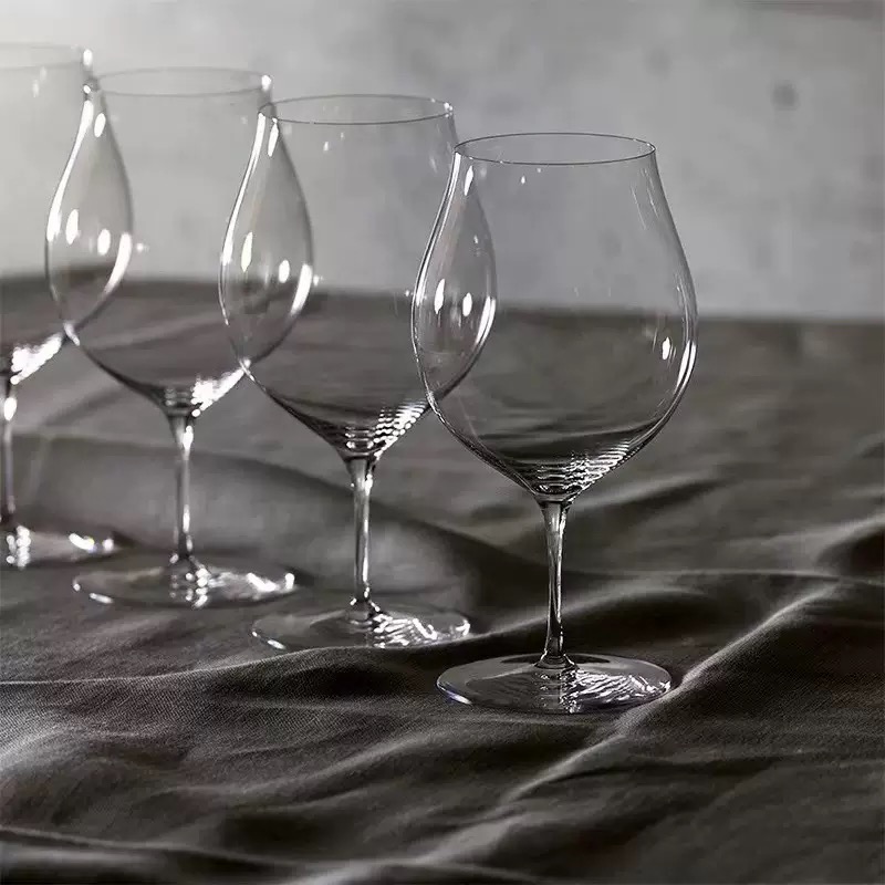 高颜值日式木村酒杯家用红酒杯商用餐厅白葡萄酒杯高脚甜酒香槟杯