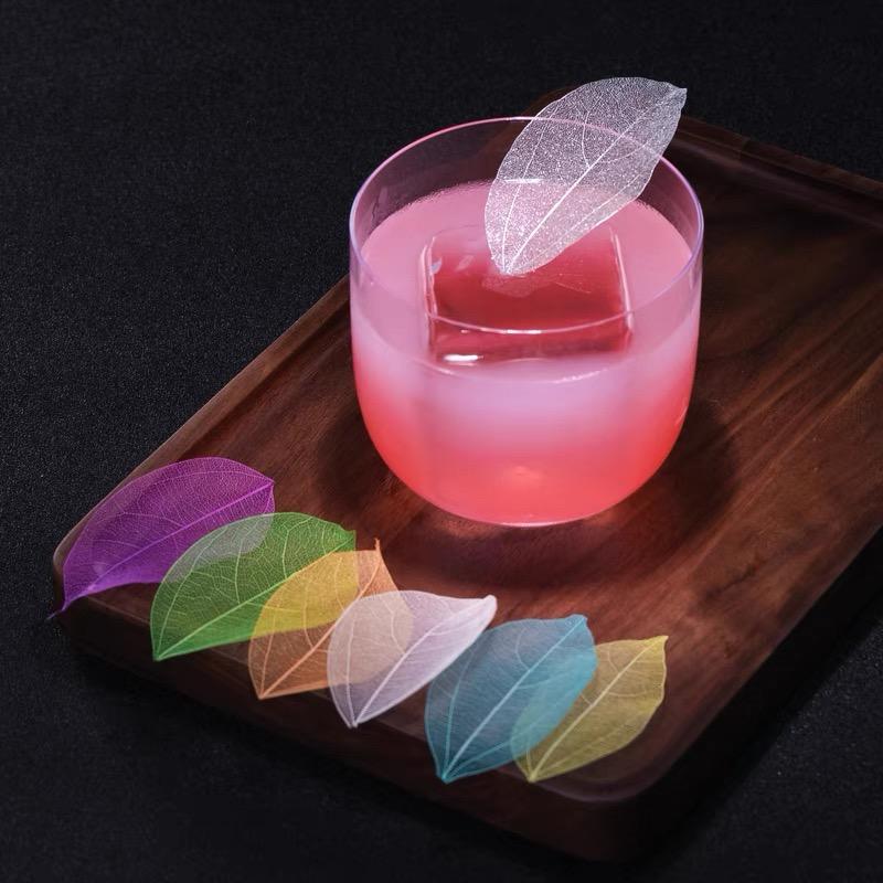 金刚叶脉DIY永生花玉兰叶酒签