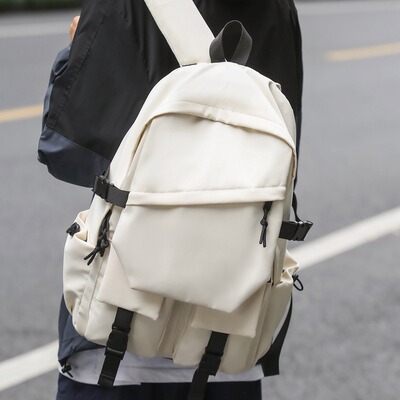 包潮流简约情侣双肩背包初中高中