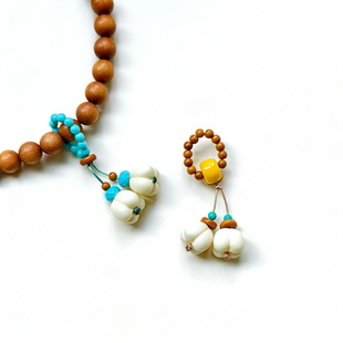 新款跑环桂花流苏屁桃手串吊坠无患子壶盖配饰文玩手链diy西施壶