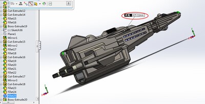 USS NCC-1245星际联邦宇宙飞船3D图纸 SolidWorks2014设计 星舰