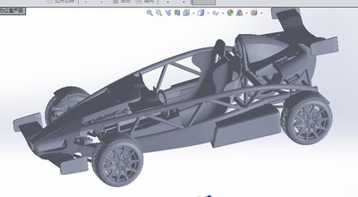 Ariel Atom超级原子赛车3D模型图纸 STL格式 无参数 跑车数模