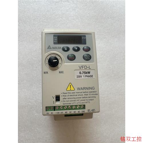 议价直拍不发:VFD007L21A 台达变频器,成色新